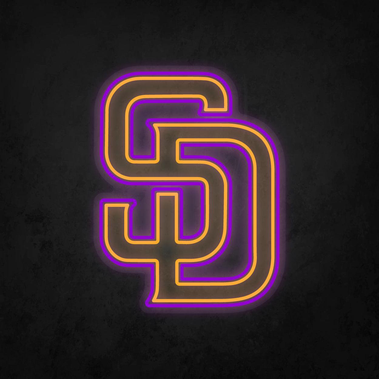 LED Neon Sign - San Diego Padres Large - Neonbir