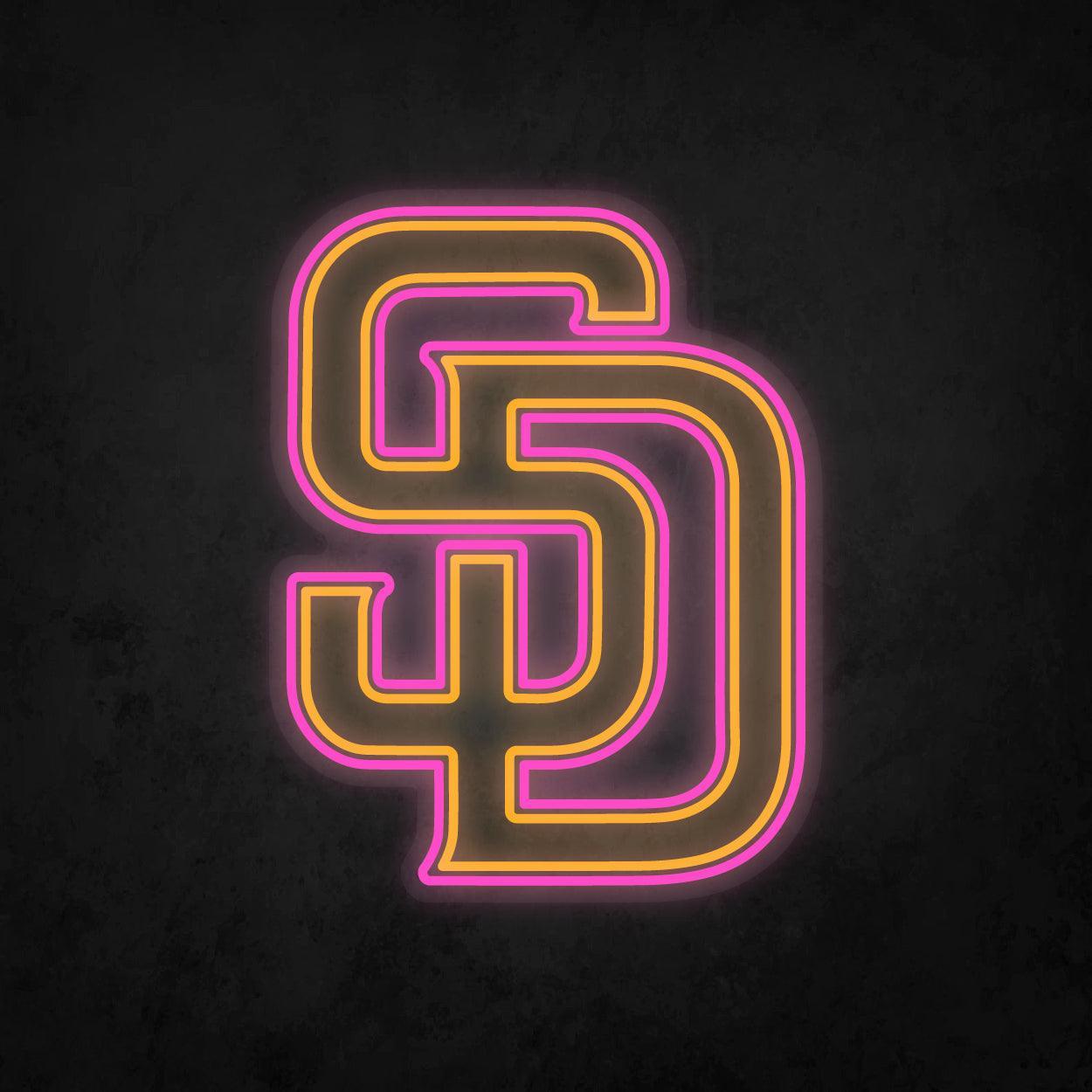 LED Neon Sign - San Diego Padres Large - Neonbir