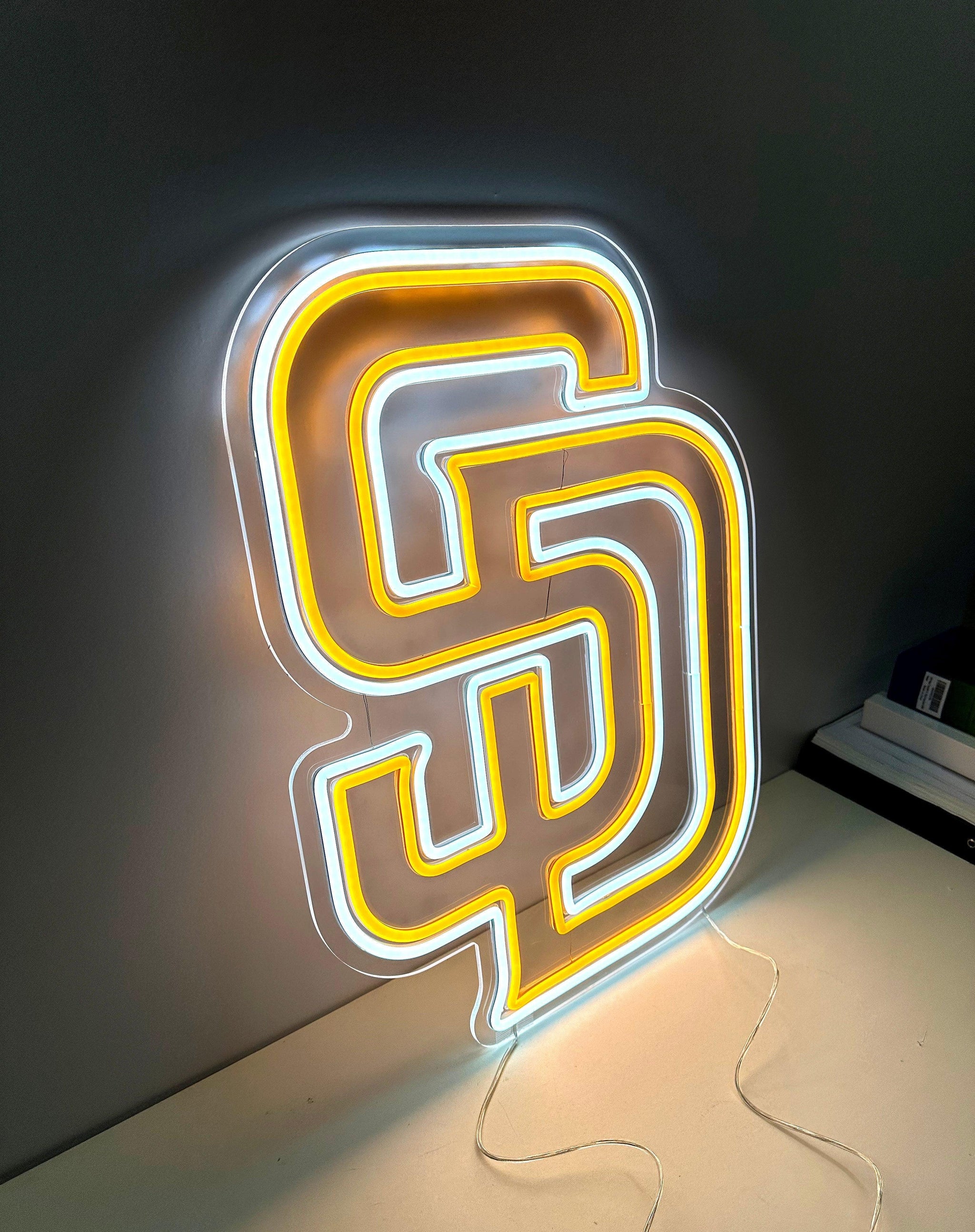 LED Neon Sign - San Diego Padres Large - Neonbir