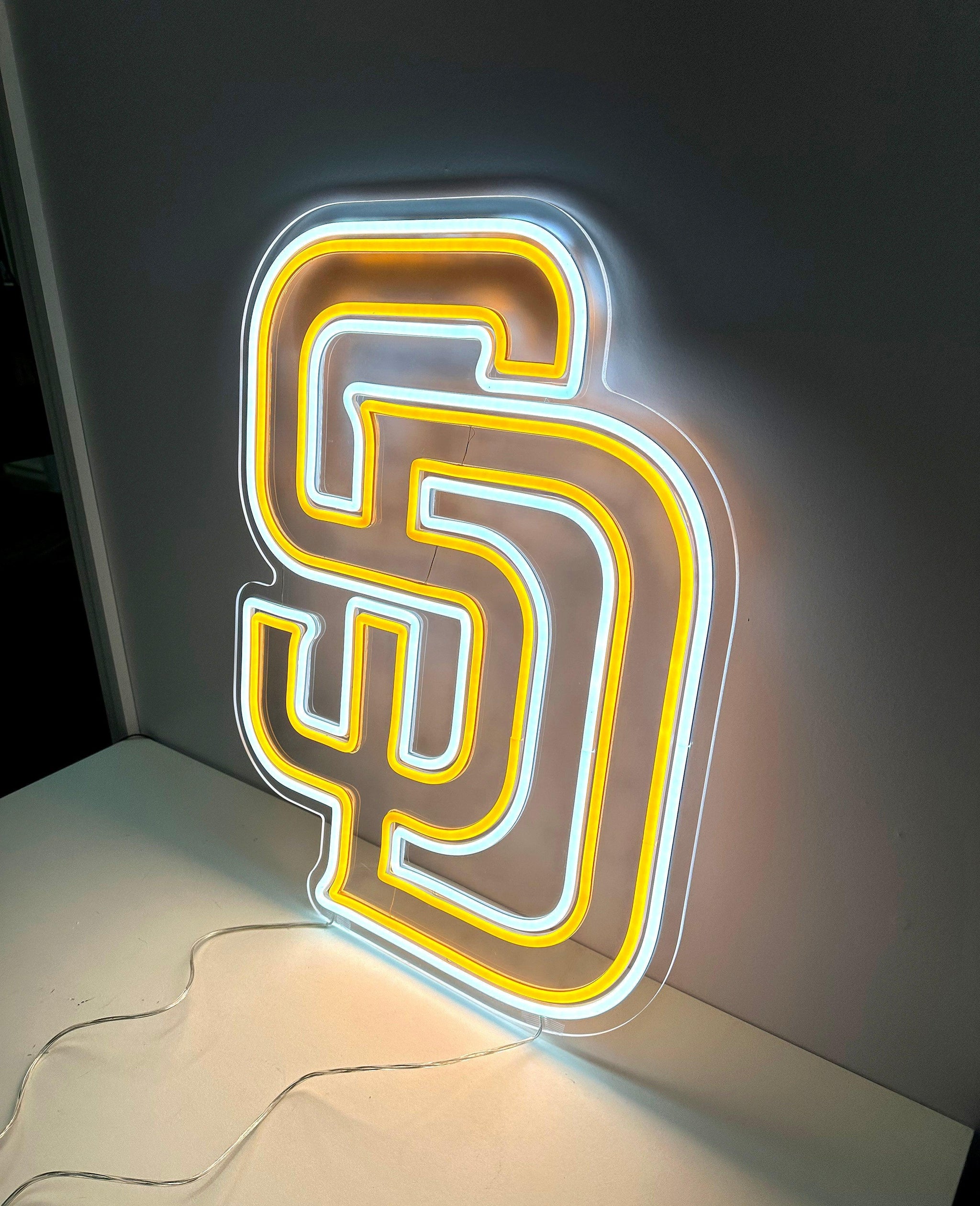 LED Neon Sign - San Diego Padres Large - Neonbir