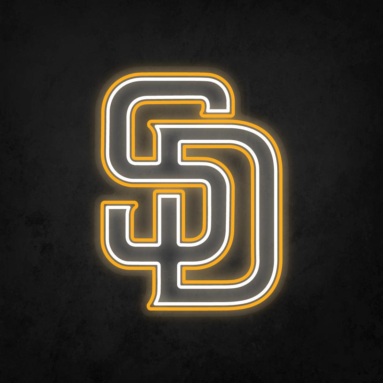 LED Neon Sign - San Diego Padres Large - Neonbir