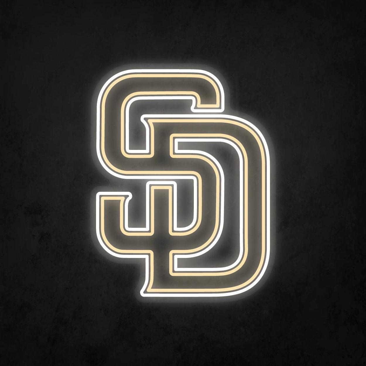 LED Neon Sign - San Diego Padres Large - Neonbir