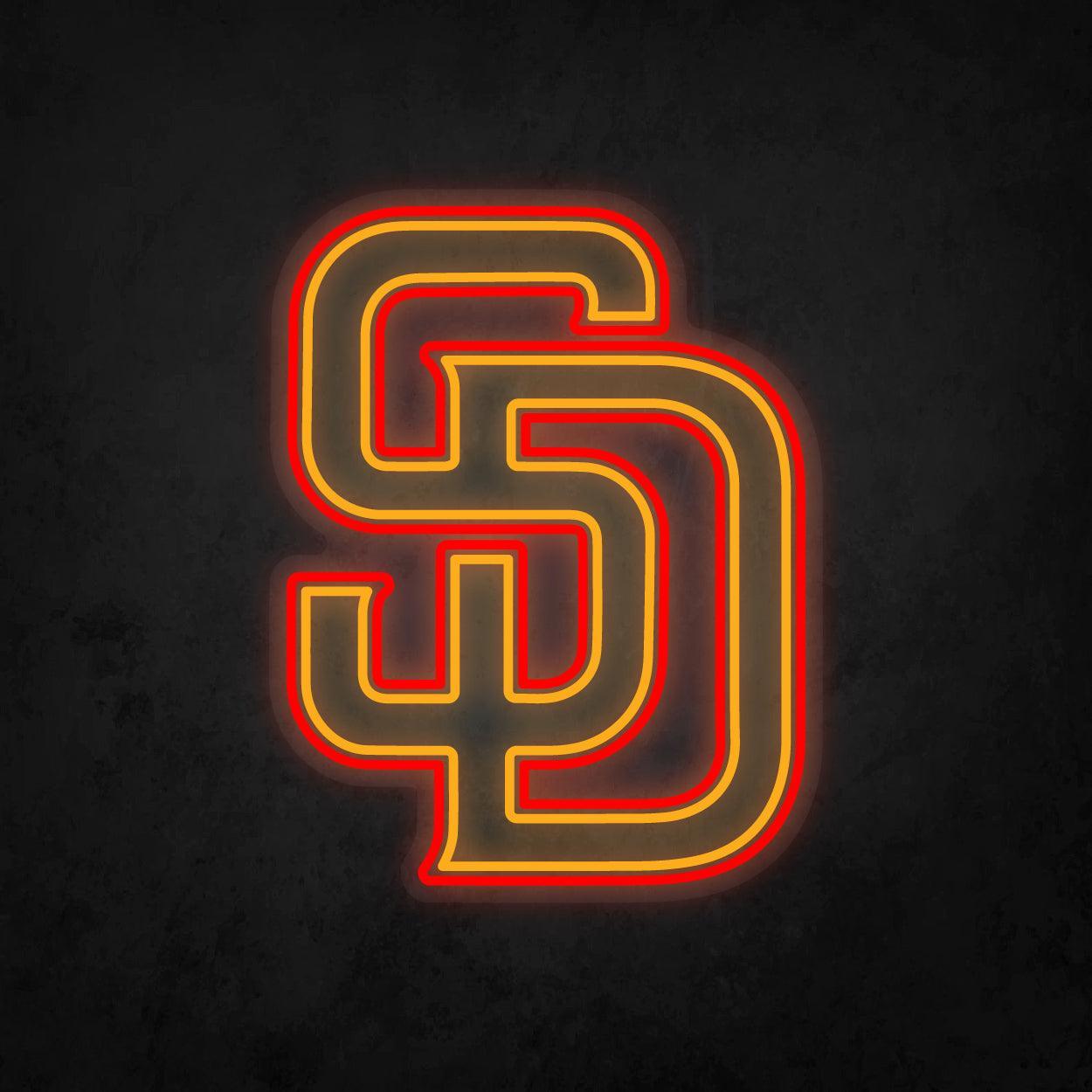 LED Neon Sign - San Diego Padres Large - Neonbir