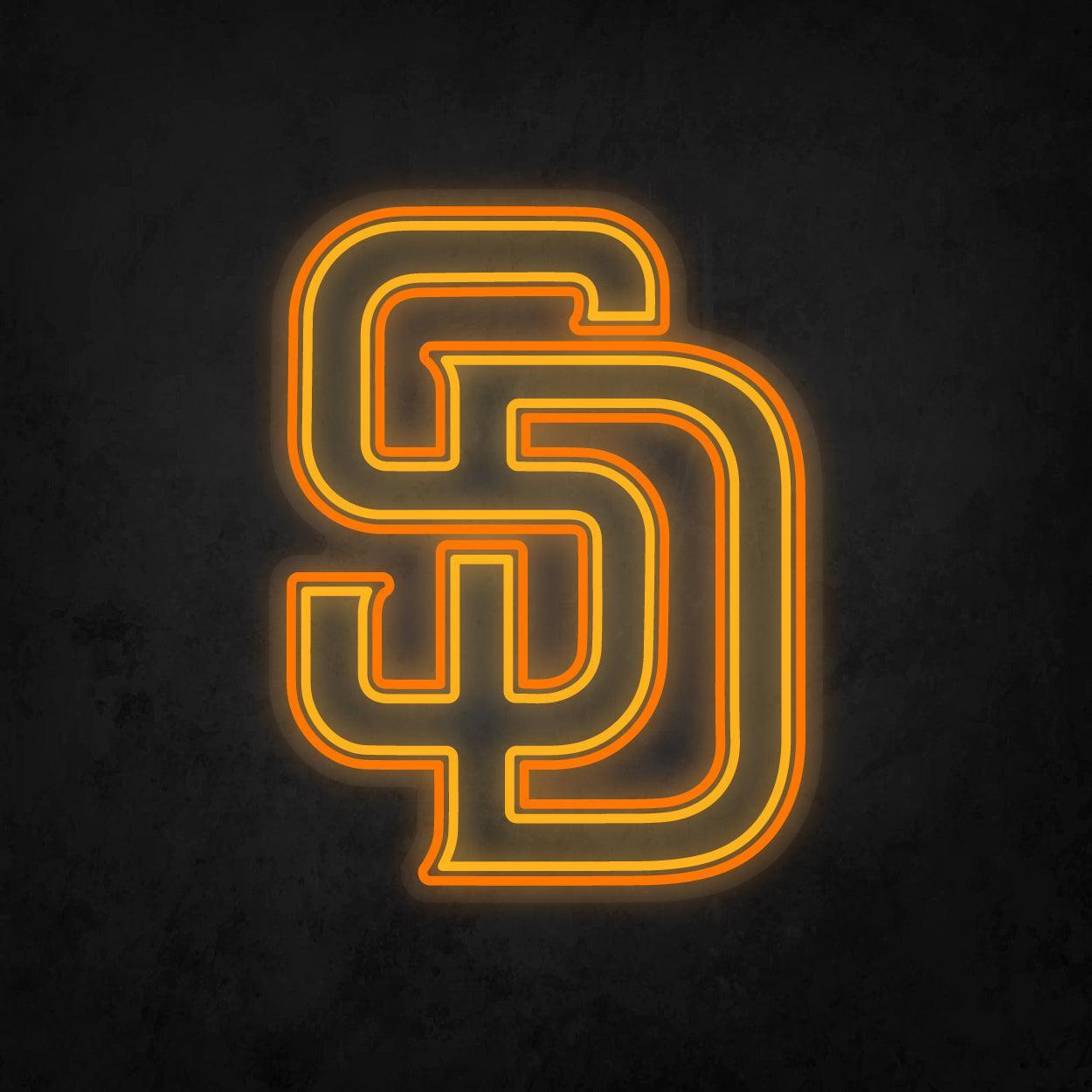 LED Neon Sign - San Diego Padres Large - Neonbir