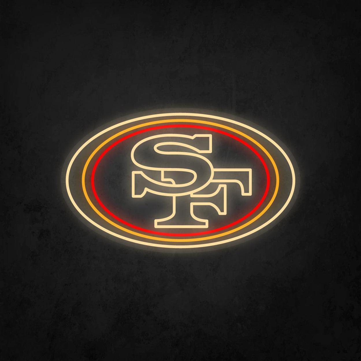 LED Neon Sign - San Francisco 49ers Large - Neonbir
