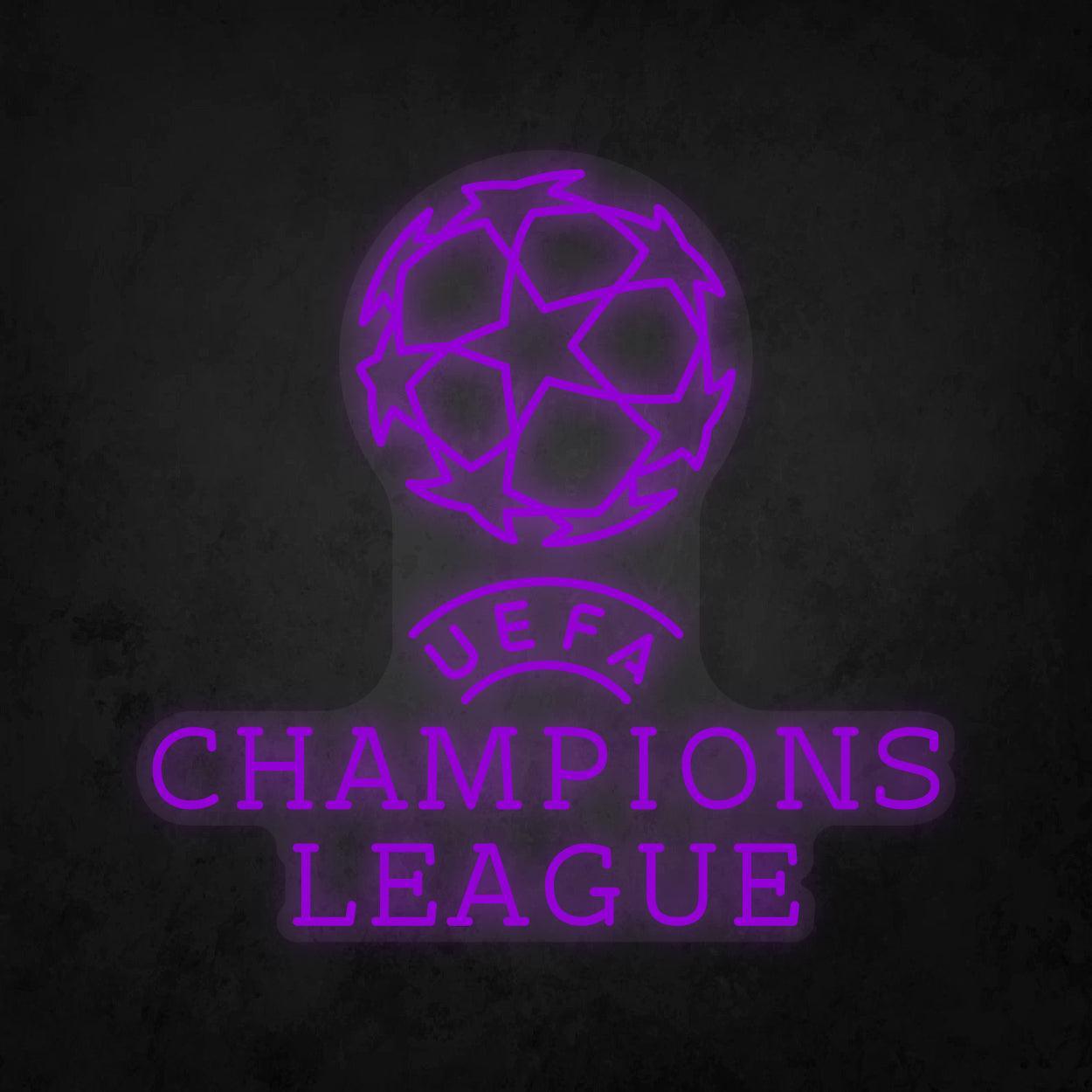 LED Neon Sign - UEFA champions League - Neonbir