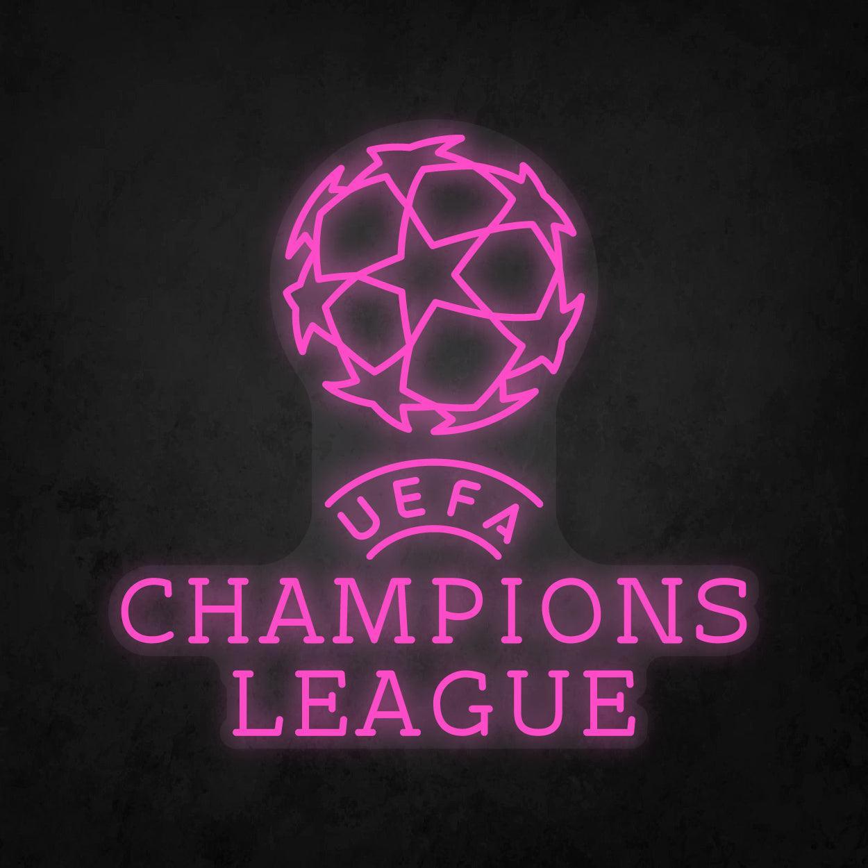 LED Neon Sign - UEFA champions League - Neonbir