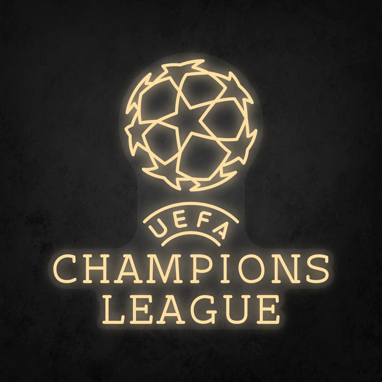 LED Neon Sign - UEFA champions League - Neonbir