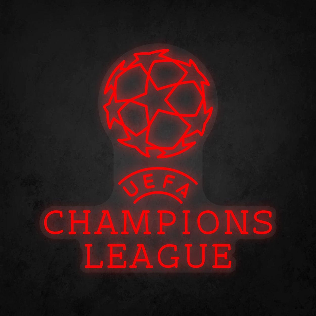 LED Neon Sign - UEFA champions League - Neonbir