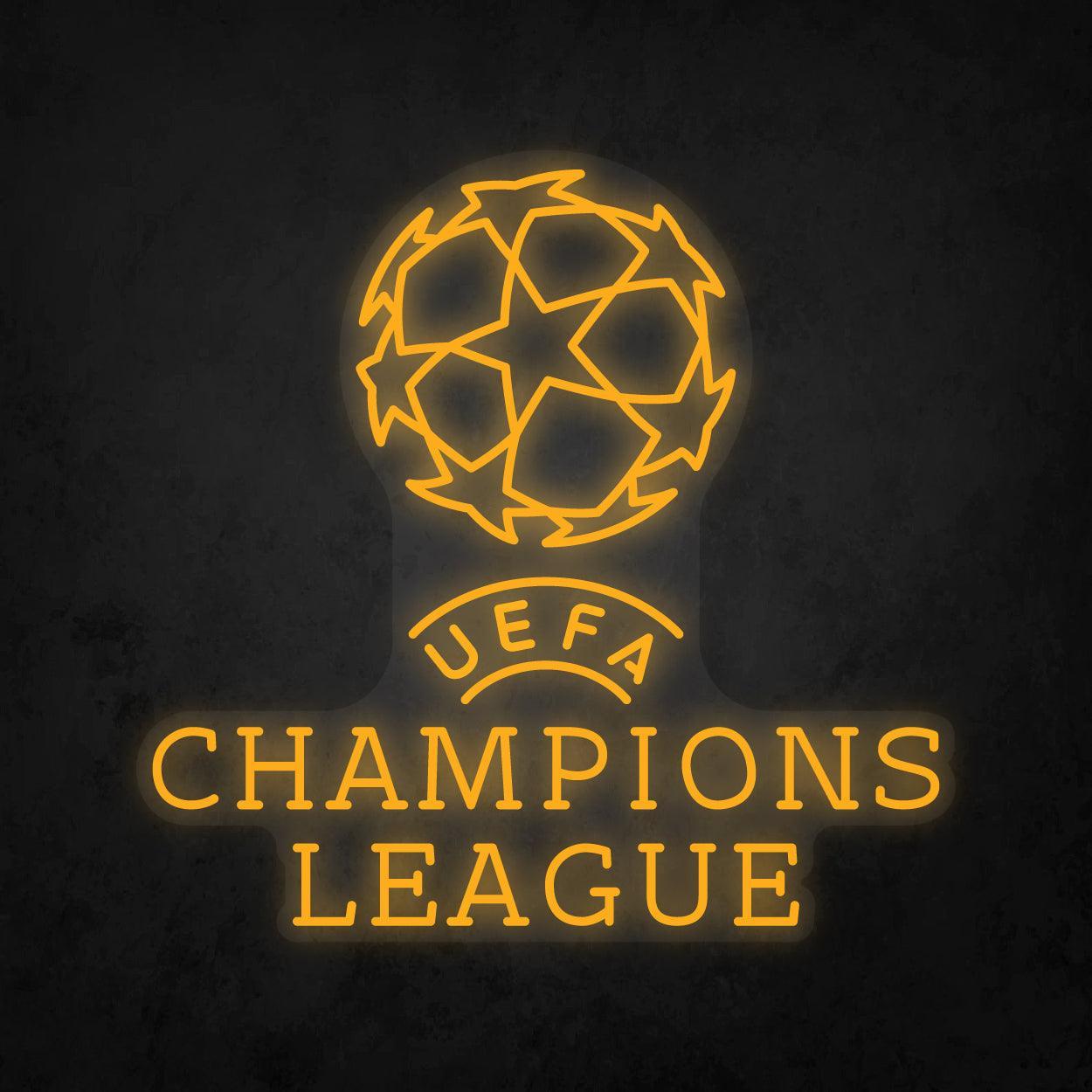 LED Neon Sign - UEFA champions League - Neonbir