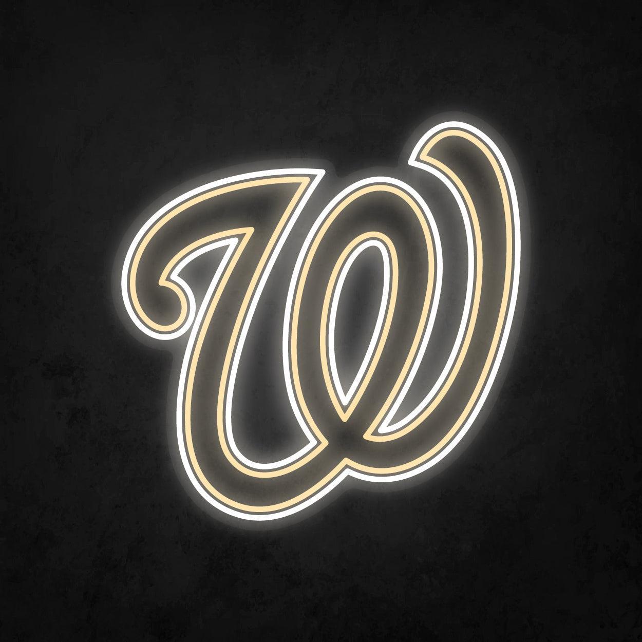 LED Neon Sign - Washington Nationals Large - Neonbir