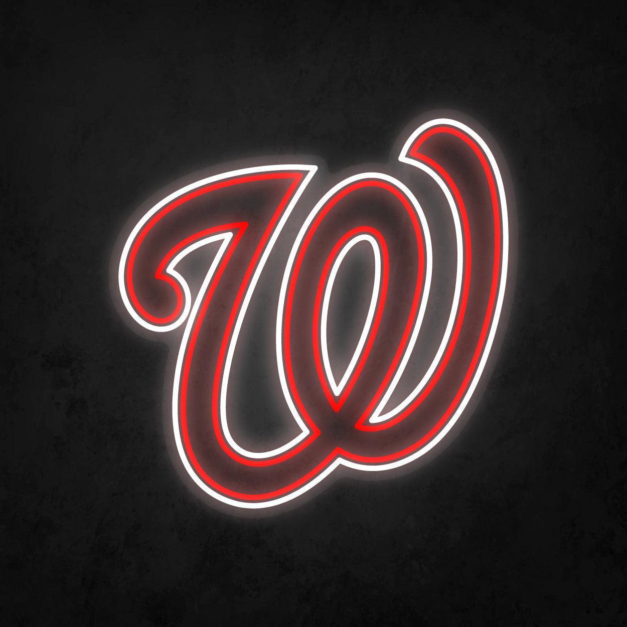 LED Neon Sign - Washington Nationals Large - Neonbir