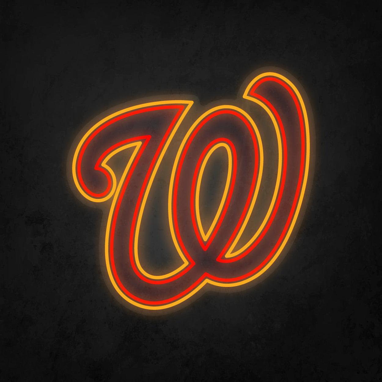 LED Neon Sign - Washington Nationals Large - Neonbir