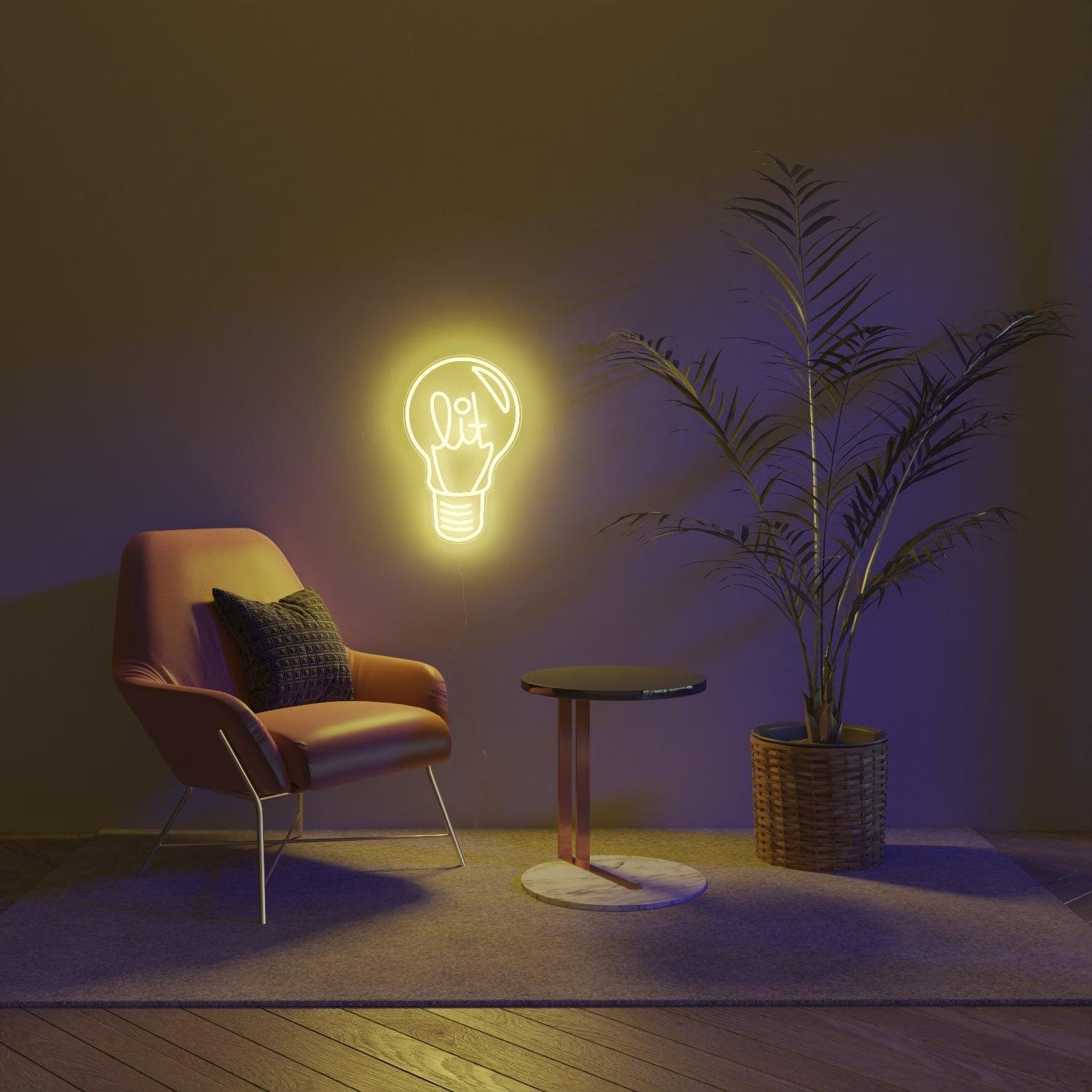 Light it up - Neon Tabela - Neonbir