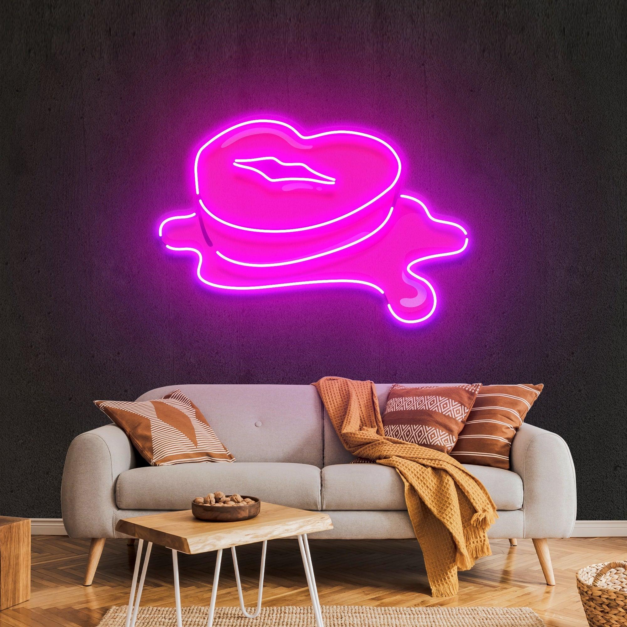 Lip Butter Artwork Led Neon Sign Light - Neonbir