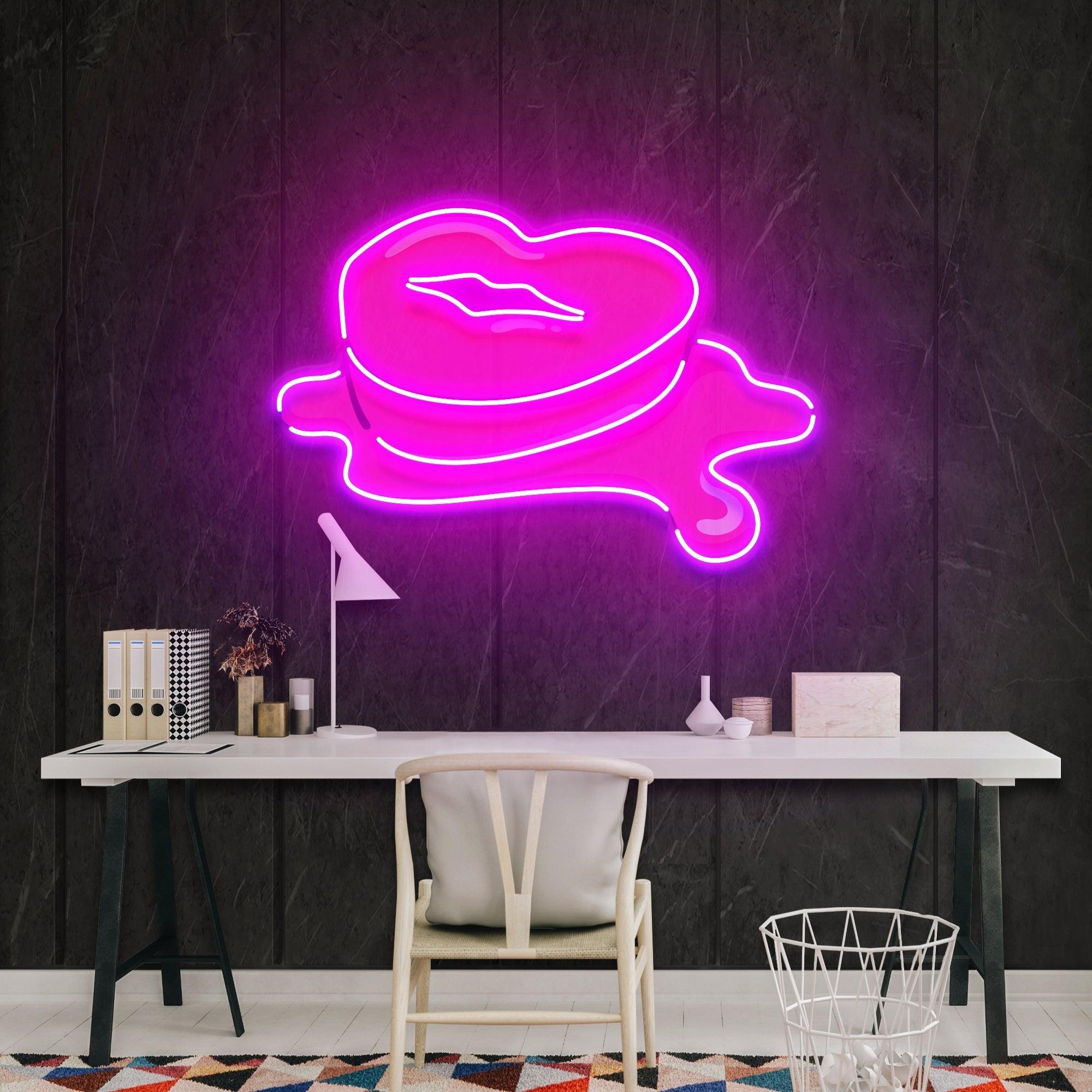 Lip Butter Artwork Led Neon Sign Light - Neonbir