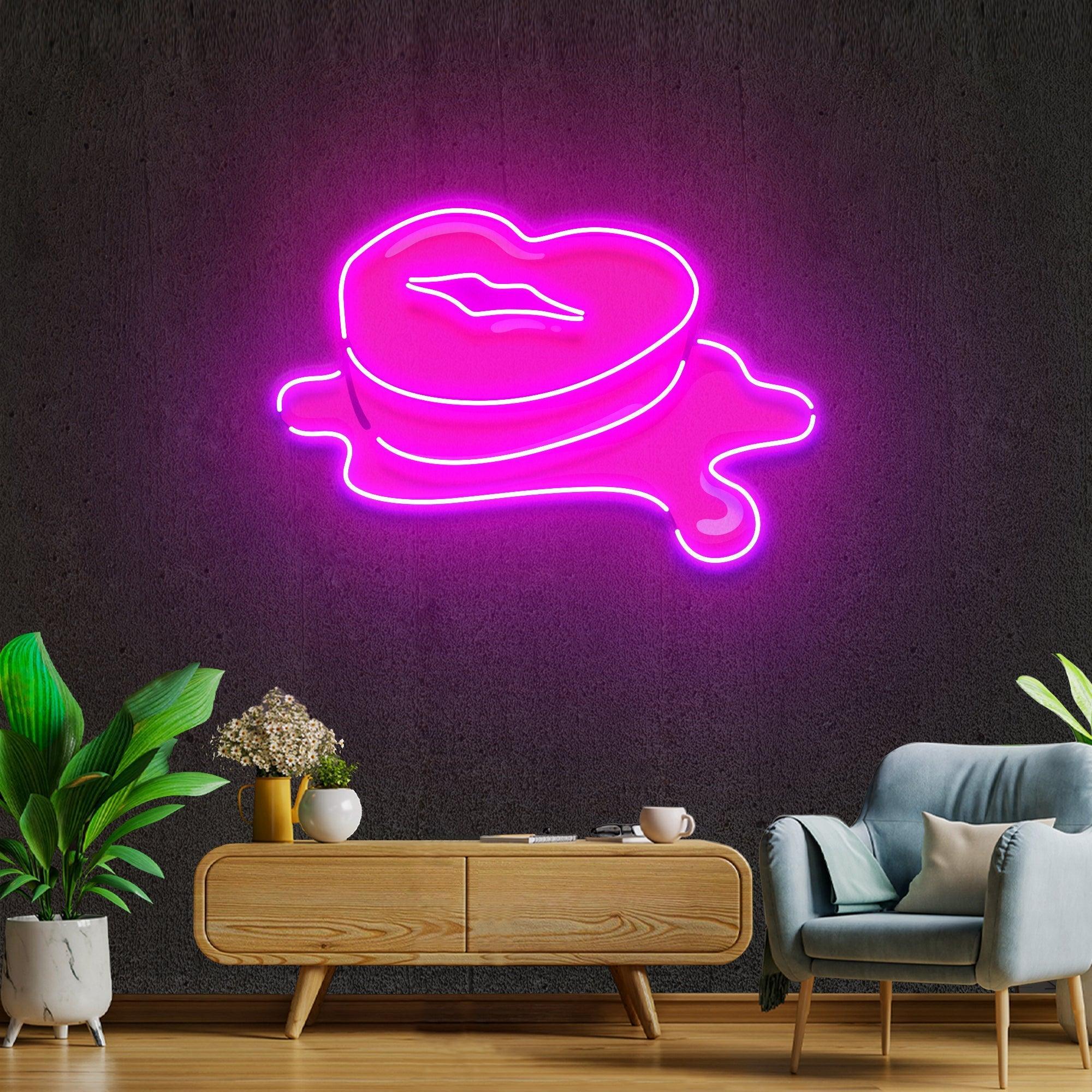 Lip Butter Artwork Led Neon Sign Light - Neonbir