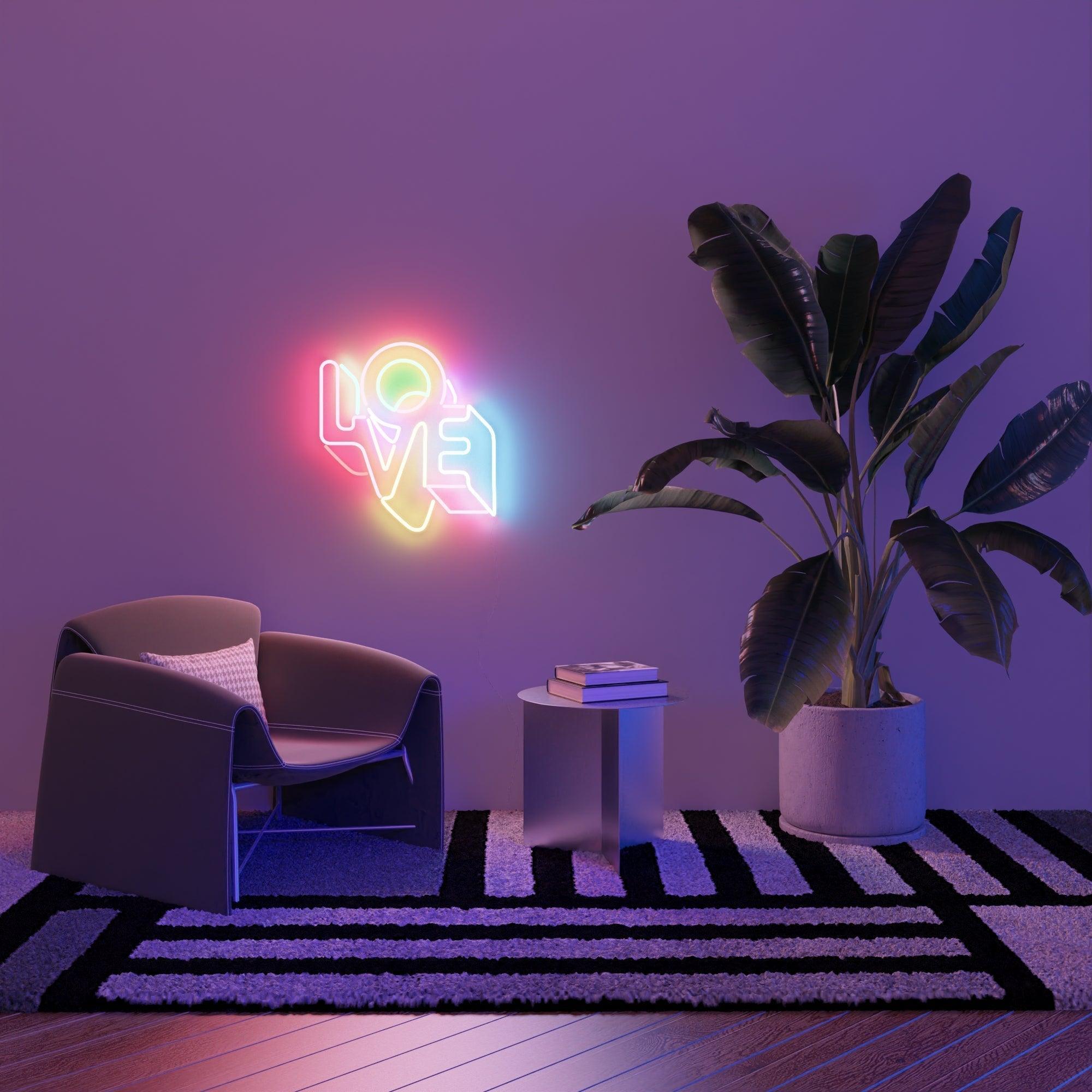LO-VE by Yoni Alter, Neon Tabela - Neonbir