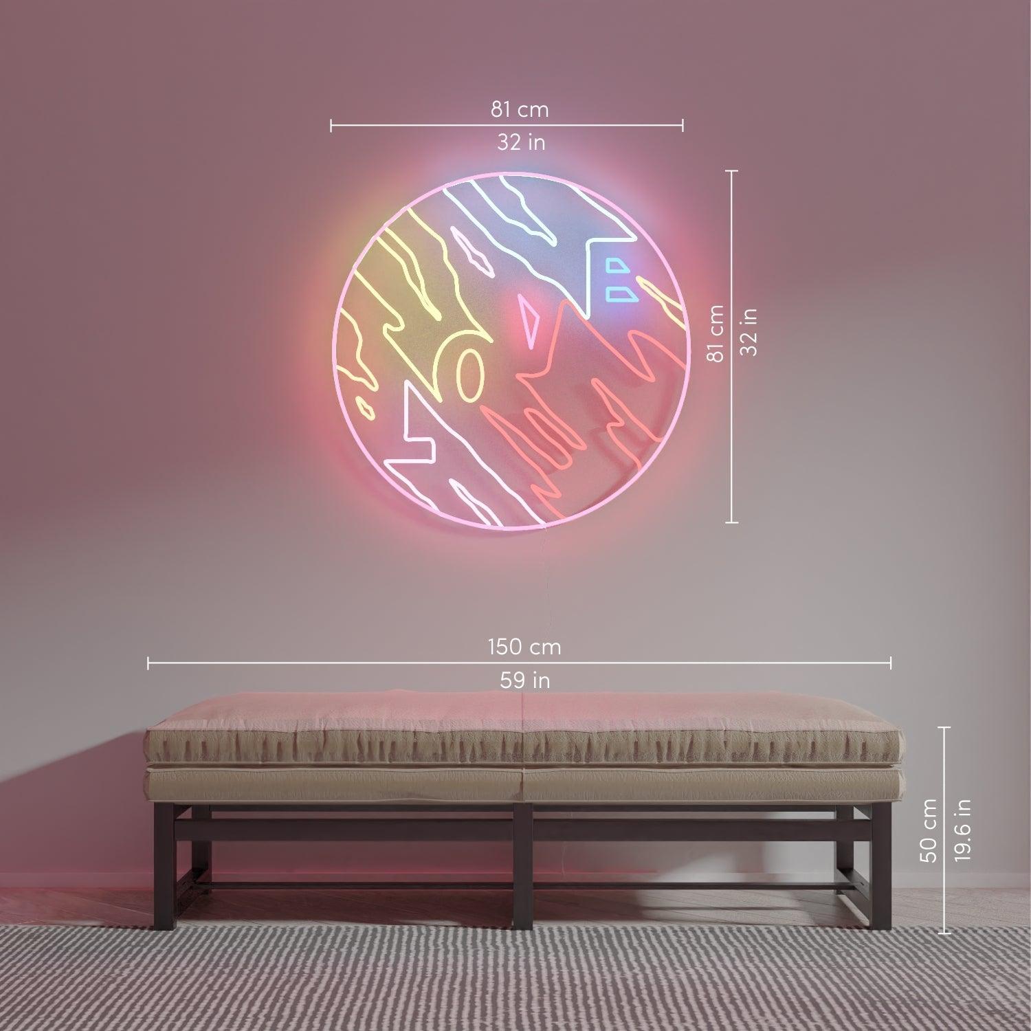 Love by Ceizer, Neon Tabela - Neonbir