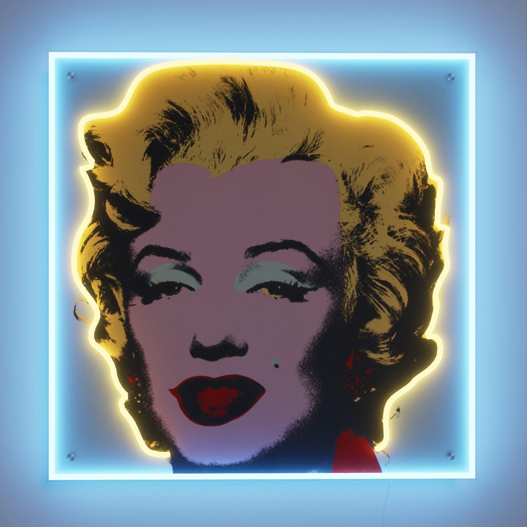 Marilyn Monroe Large by Andy Warhol - Neon Tabela - Neonbir