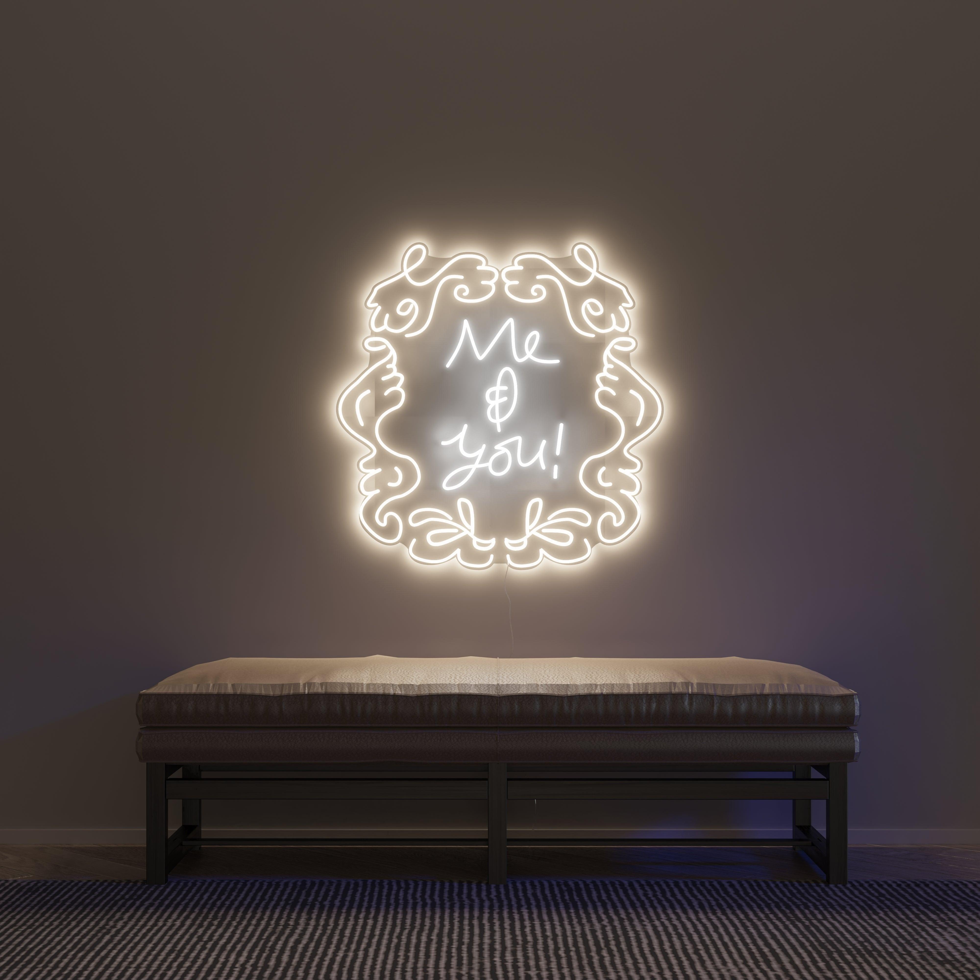 Me & You by Girl Knew York - Neon Tabela - Neonbir