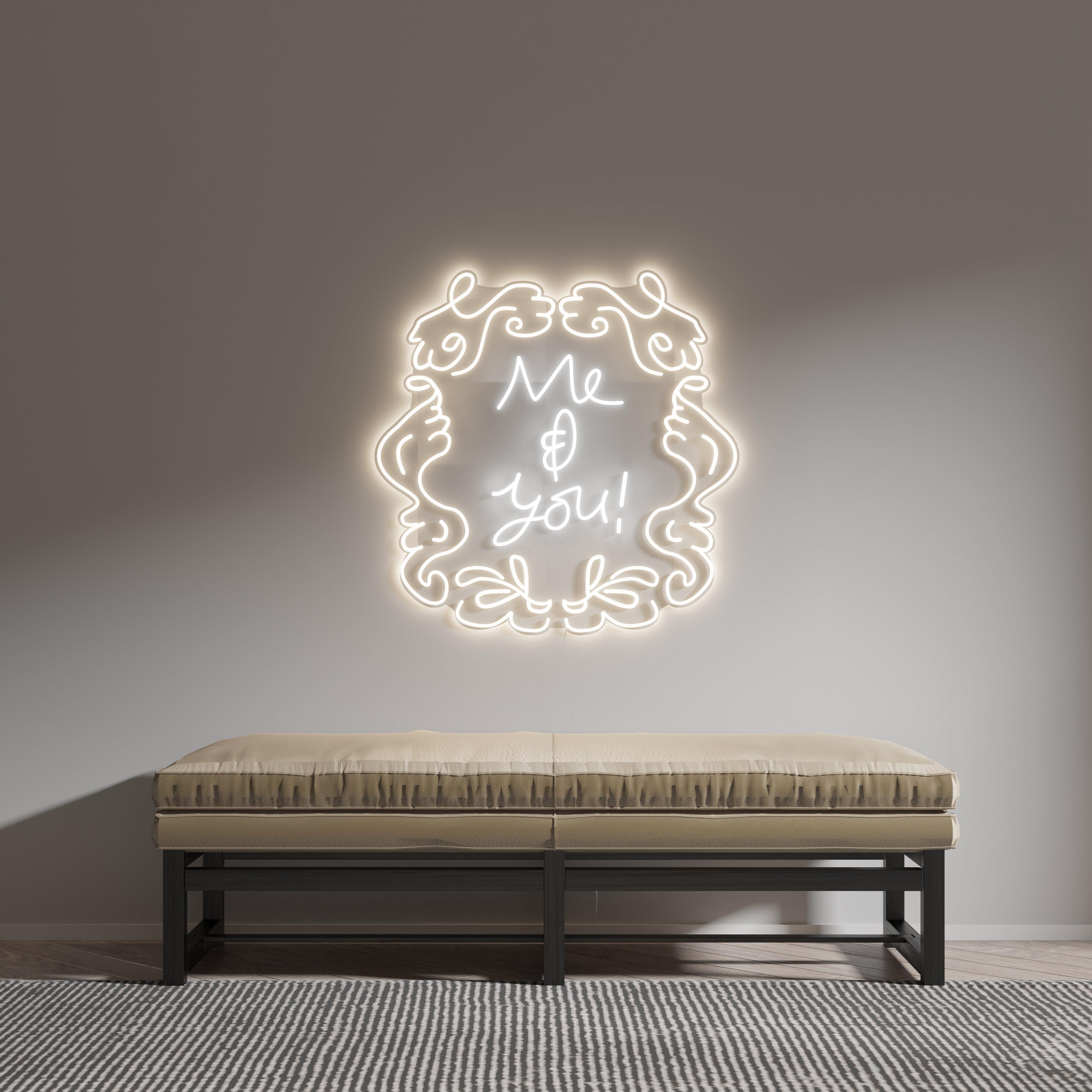 Me & You by Girl Knew York - Neon Tabela - Neonbir