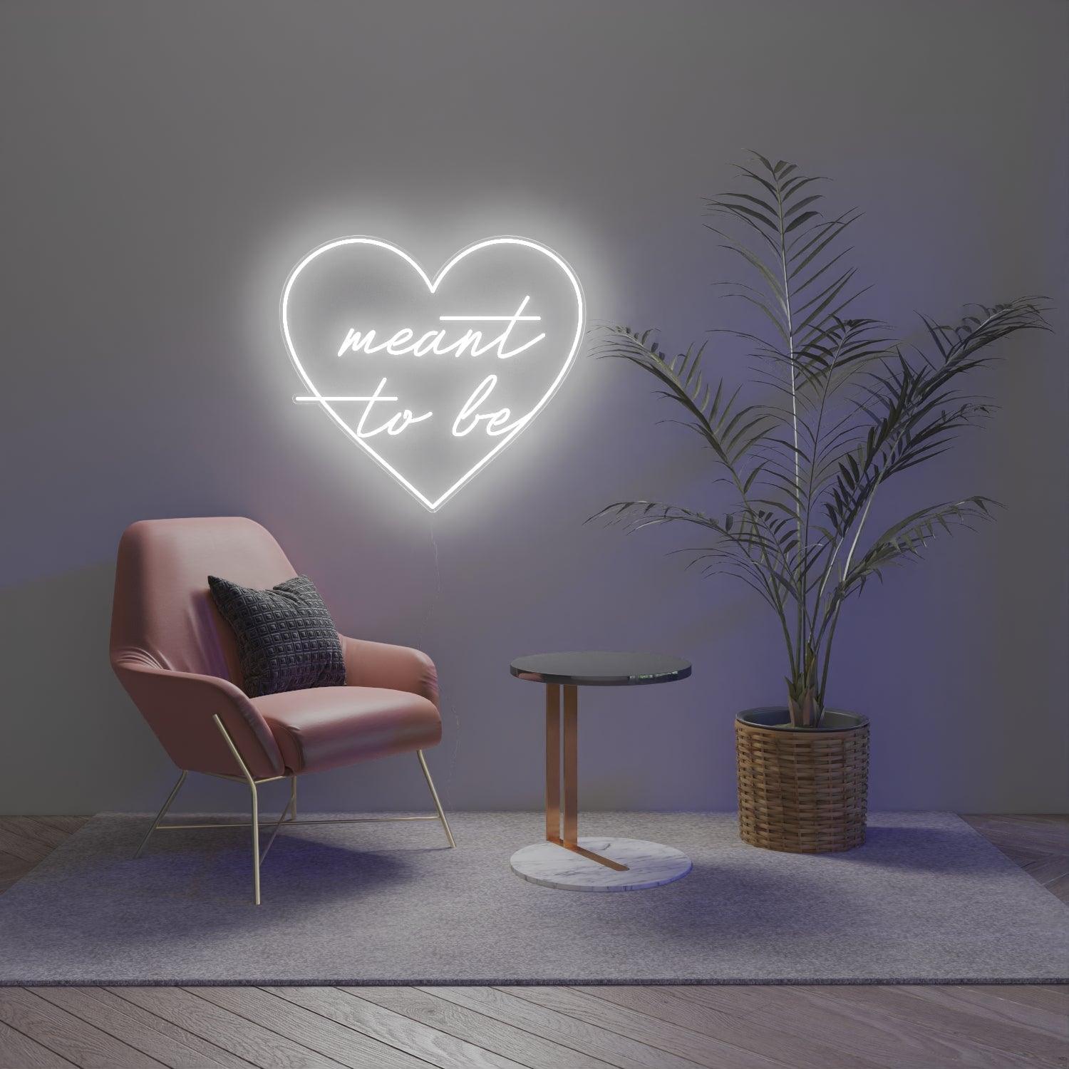 Meant to be by Melissa - Neon Tabela - Neonbir