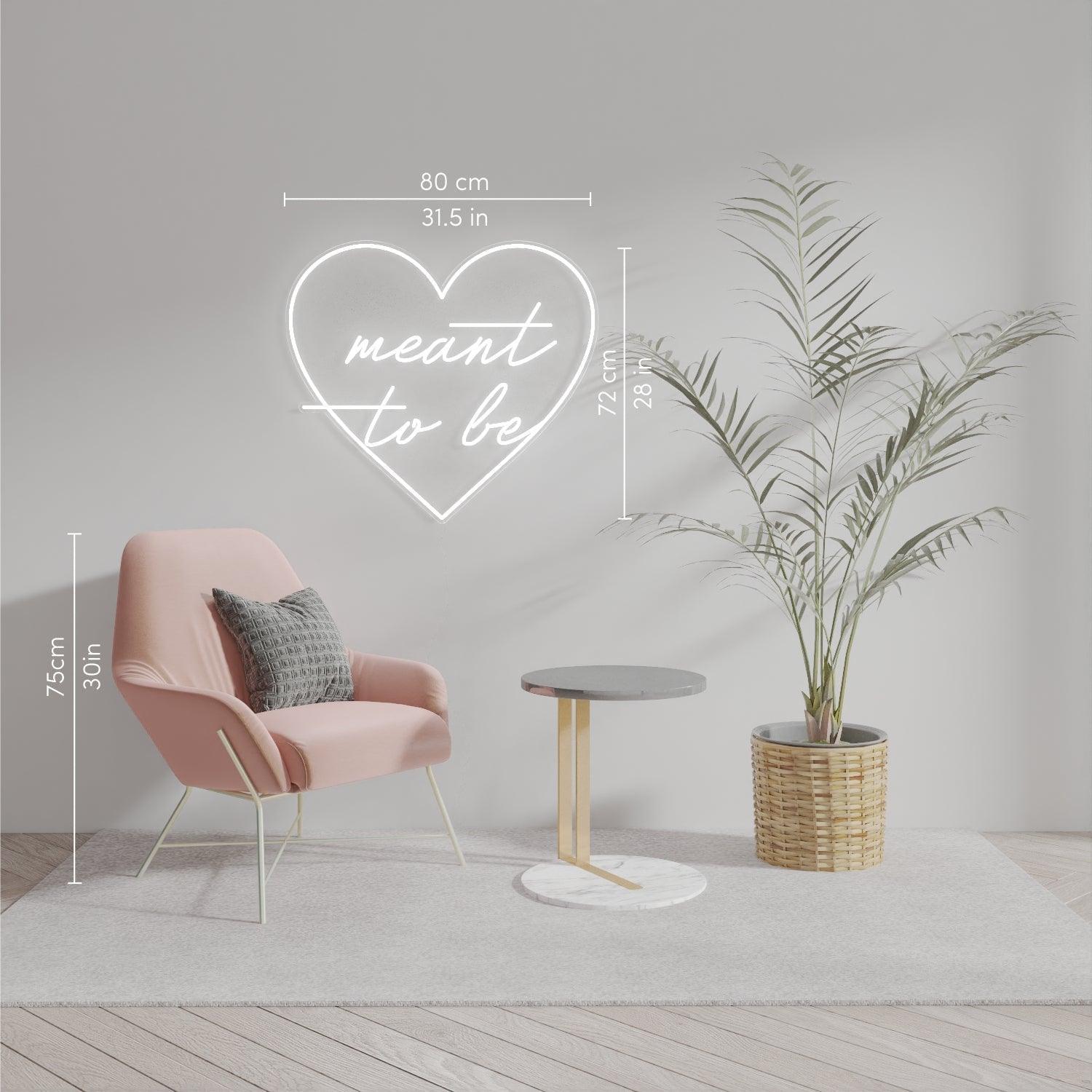 Meant to be by Melissa - Neon Tabela - Neonbir