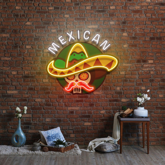 Mexico Restaurant Decor Artwork Led Neon Sign Light - Neonbir