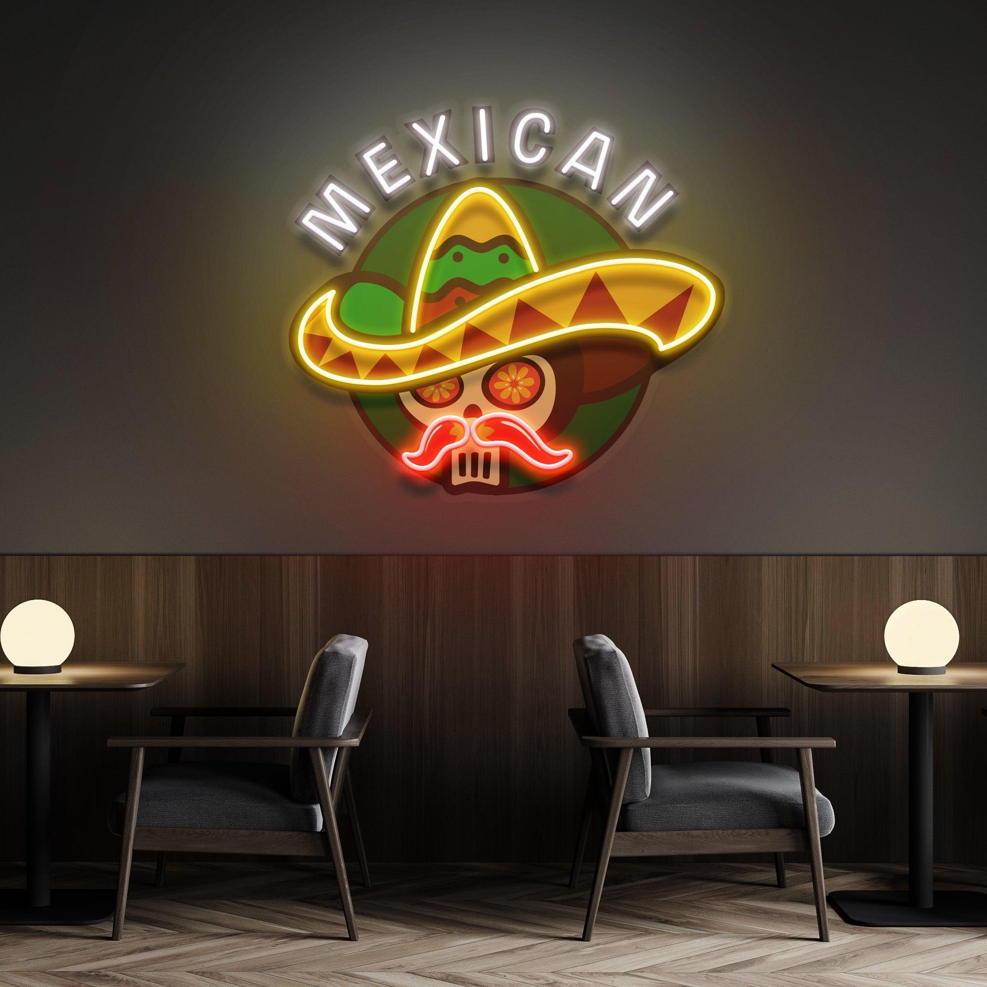 Mexico Restaurant Decor Artwork Led Neon Sign Light - Neonbir