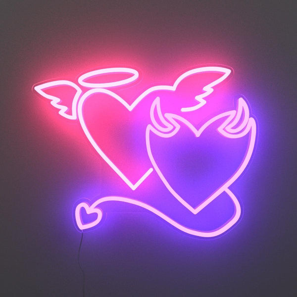 Melek & Şeytan - Neon Tabela