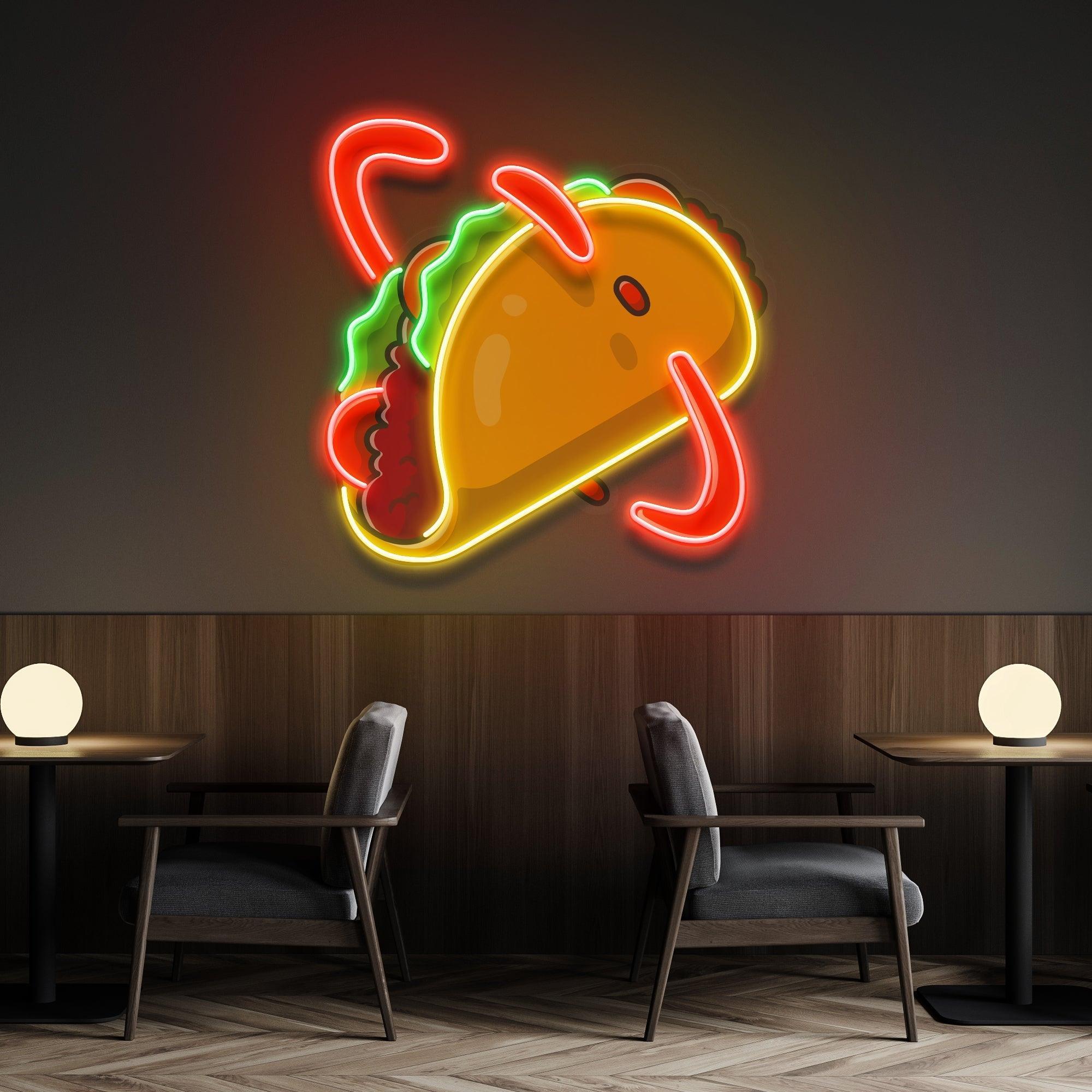 Mexico Taco Restaurant Artwork Led Neon Sign Light - Neonbir