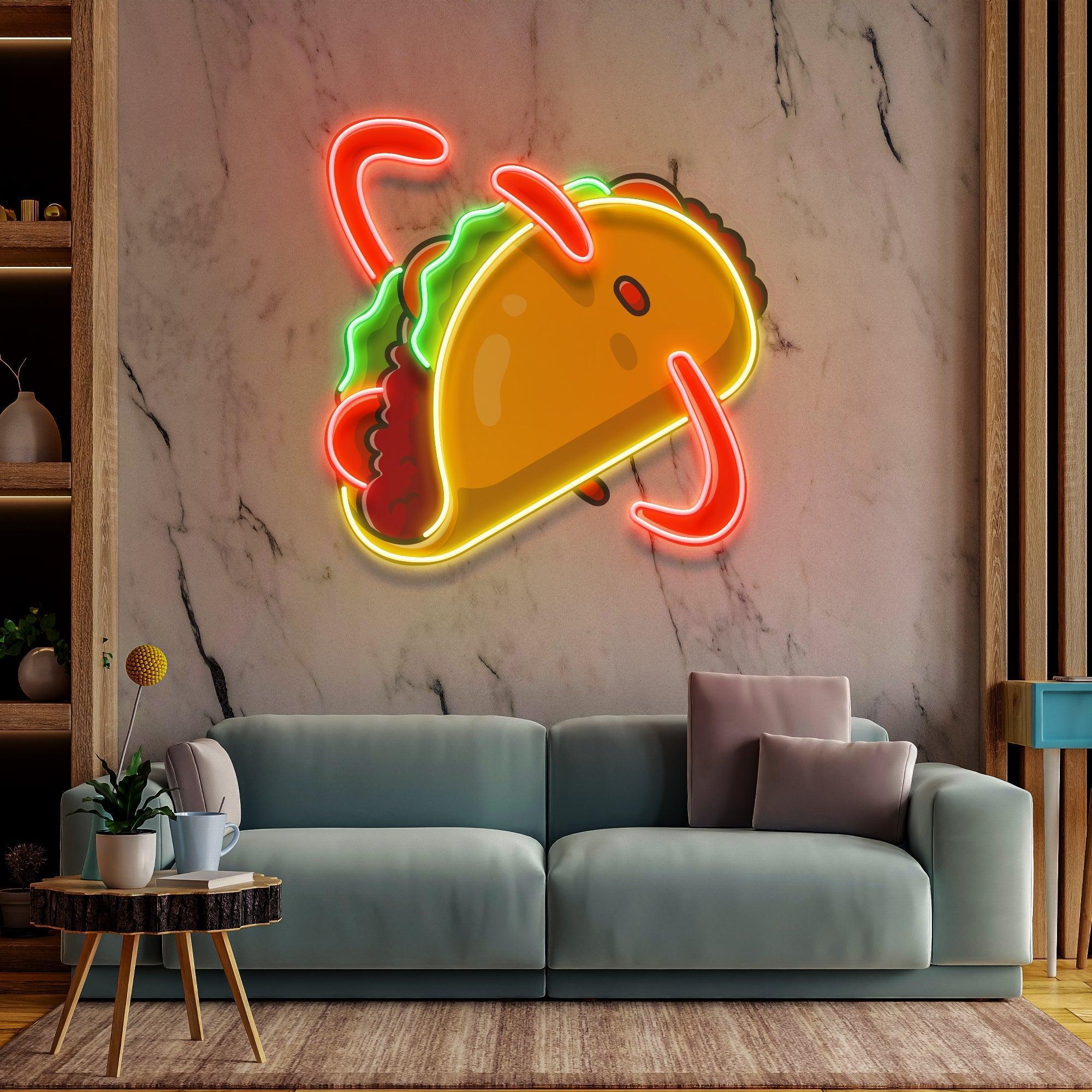 Mexico Taco Restaurant Artwork Led Neon Sign Light - Neonbir