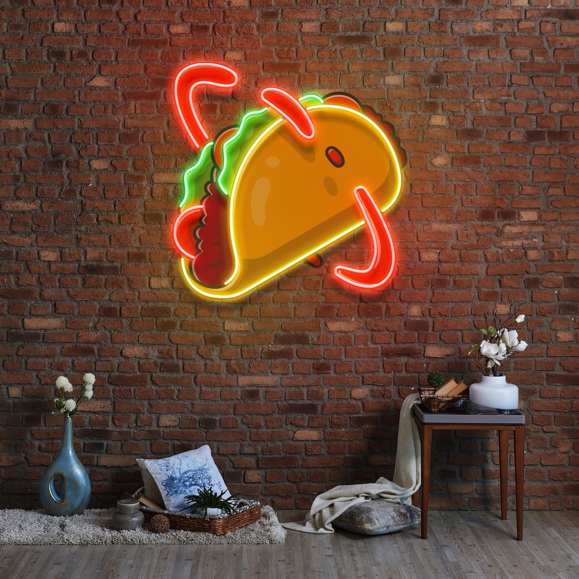 Mexico Taco Restaurant Artwork Led Neon Sign Light - Neonbir