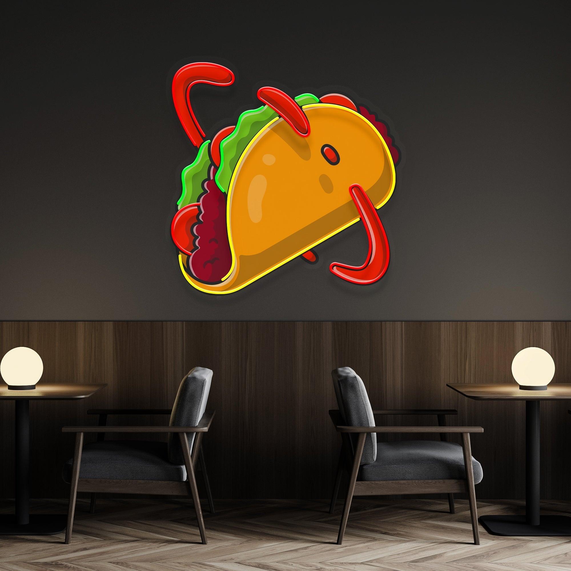 Mexico Taco Restaurant Artwork Led Neon Sign Light - Neonbir