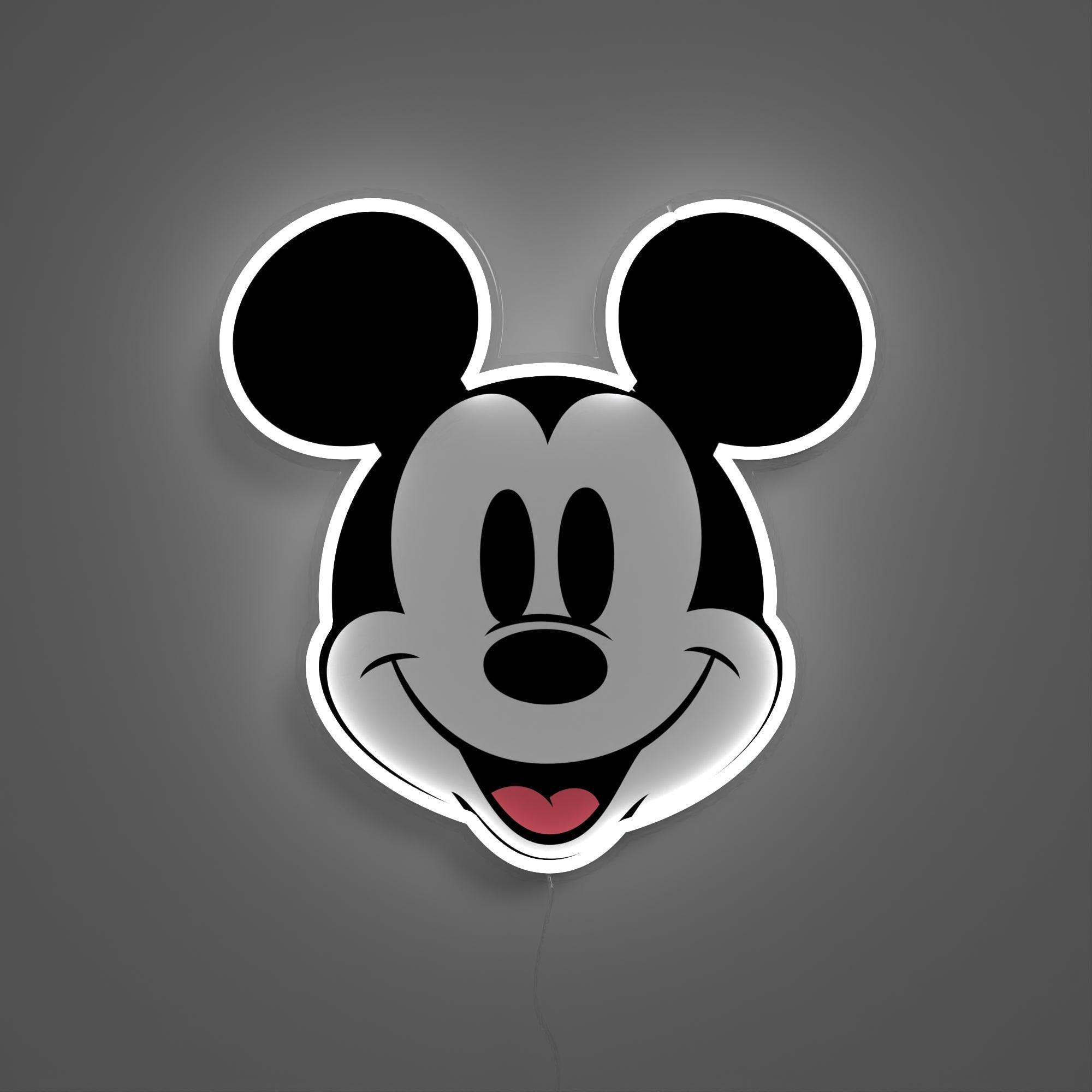 Mickey Printed Face by Yellowpop, Neon Tabela - Neonbir