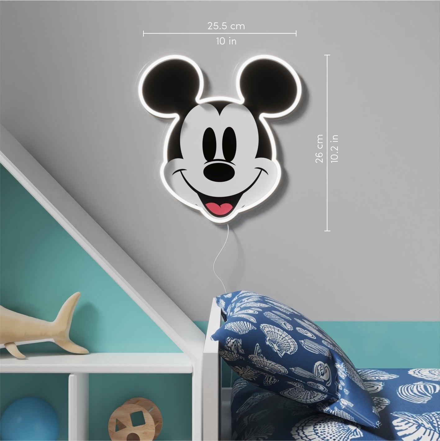 Mickey Printed Face by Yellowpop, Neon Tabela - Neonbir