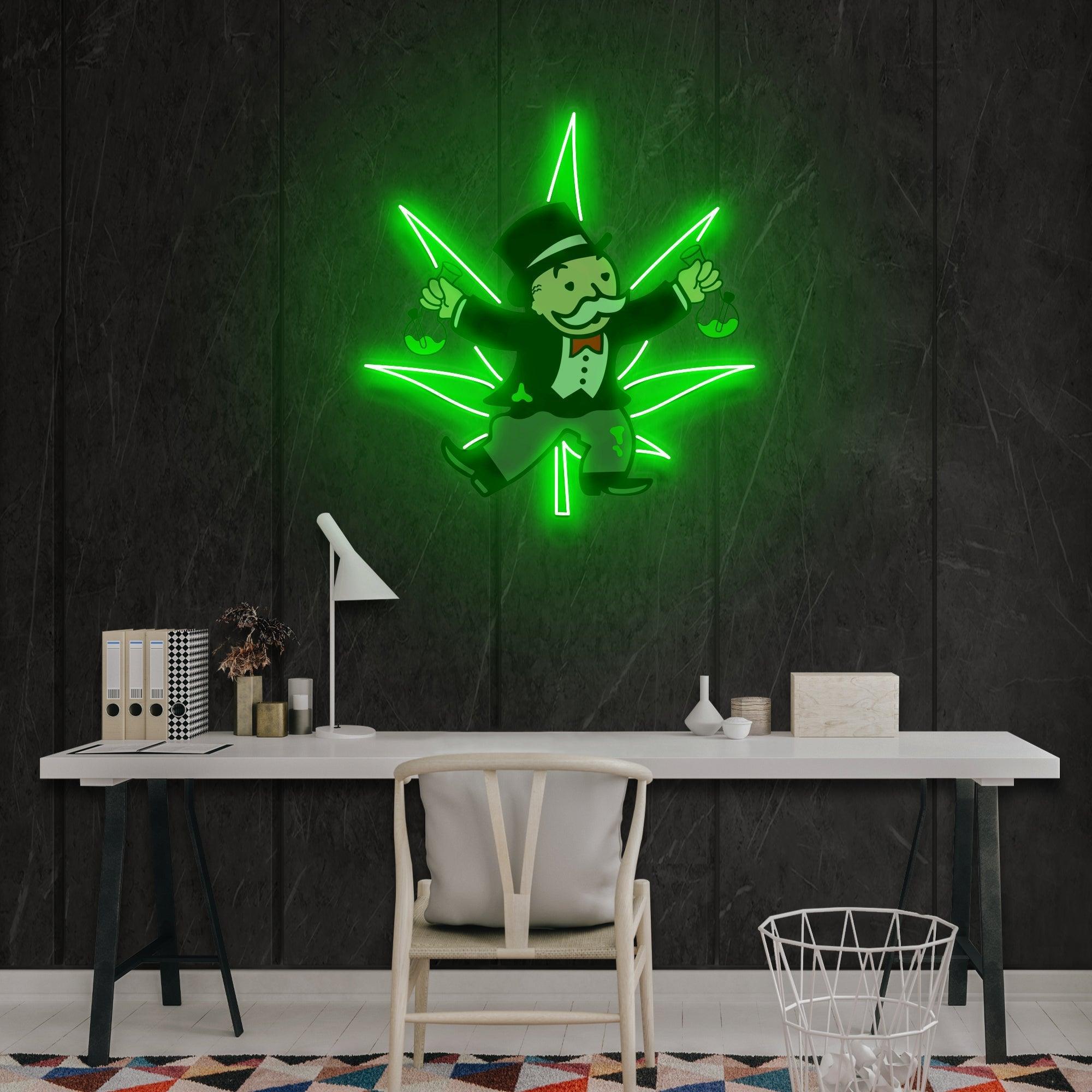 Monopoly Artwork Led Neon Sign Light - Neonbir