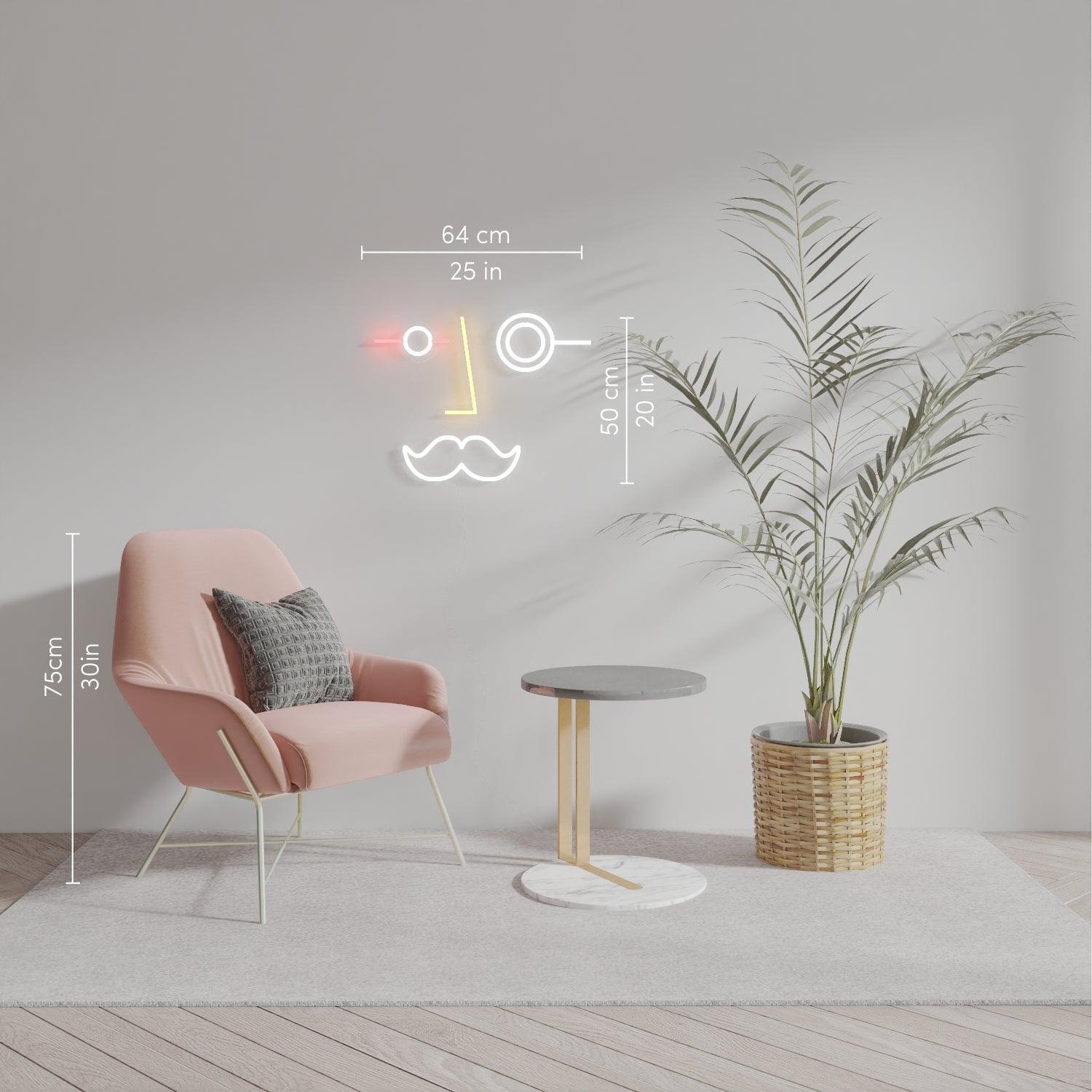 Monsieur by Jonathan Adler, Neon Tabela - Neonbir