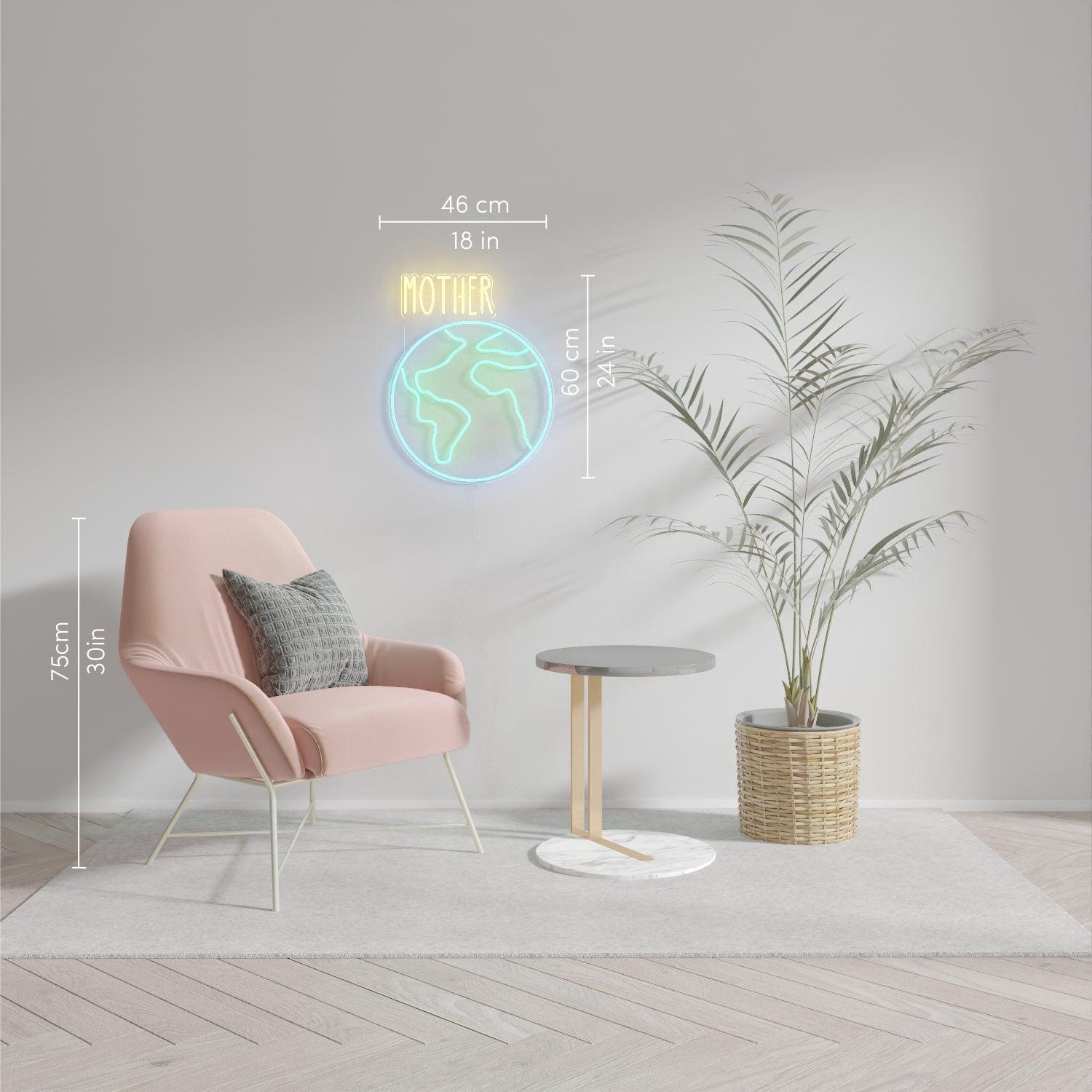 Mother Earth by Kelly Dabbah - Neon Tabela - Neonbir