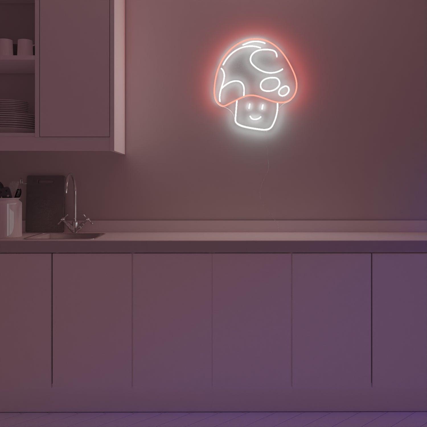 Mushroom by Gregory Siff, Neon Tabela - Neonbir