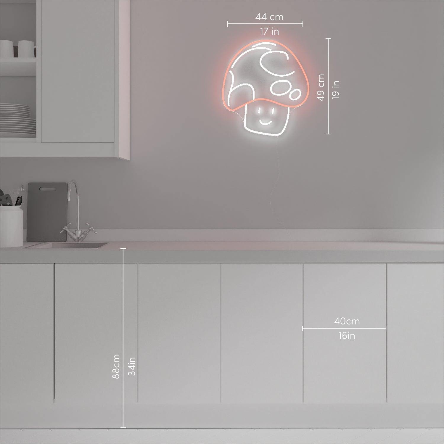 Mushroom by Gregory Siff, Neon Tabela - Neonbir