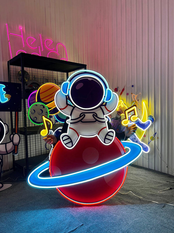 Music Astronaut Neon Tabela