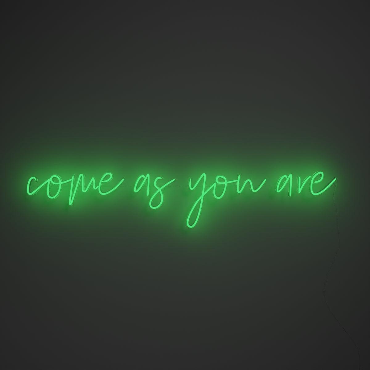 Come As You Are - Neon Tabela - Neonbir