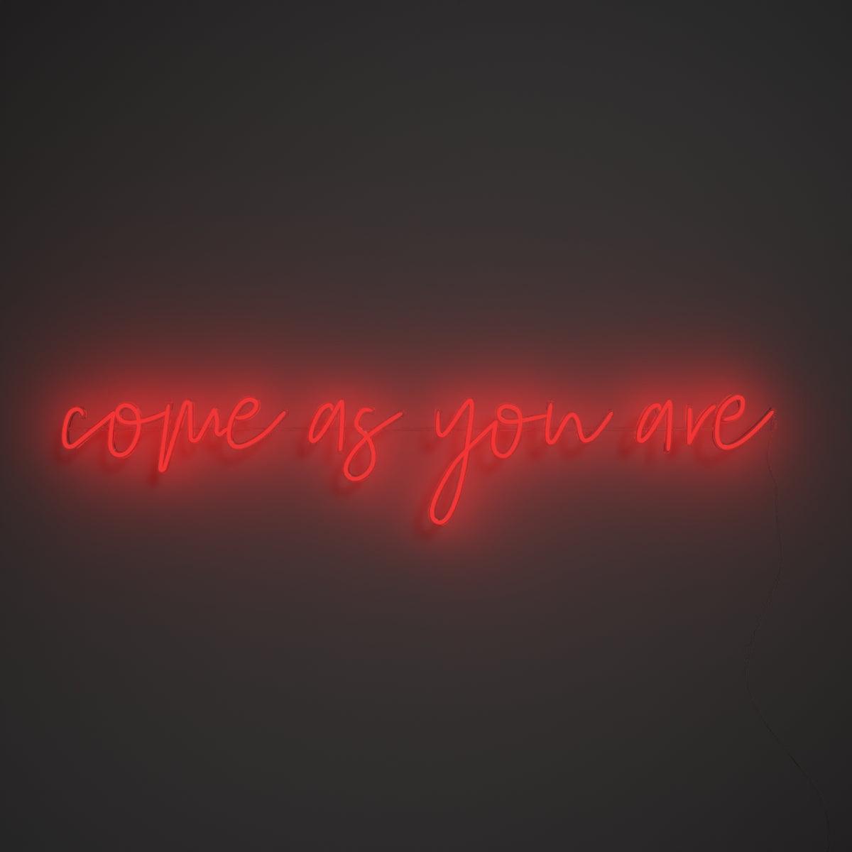 Come As You Are - Neon Tabela - Neonbir