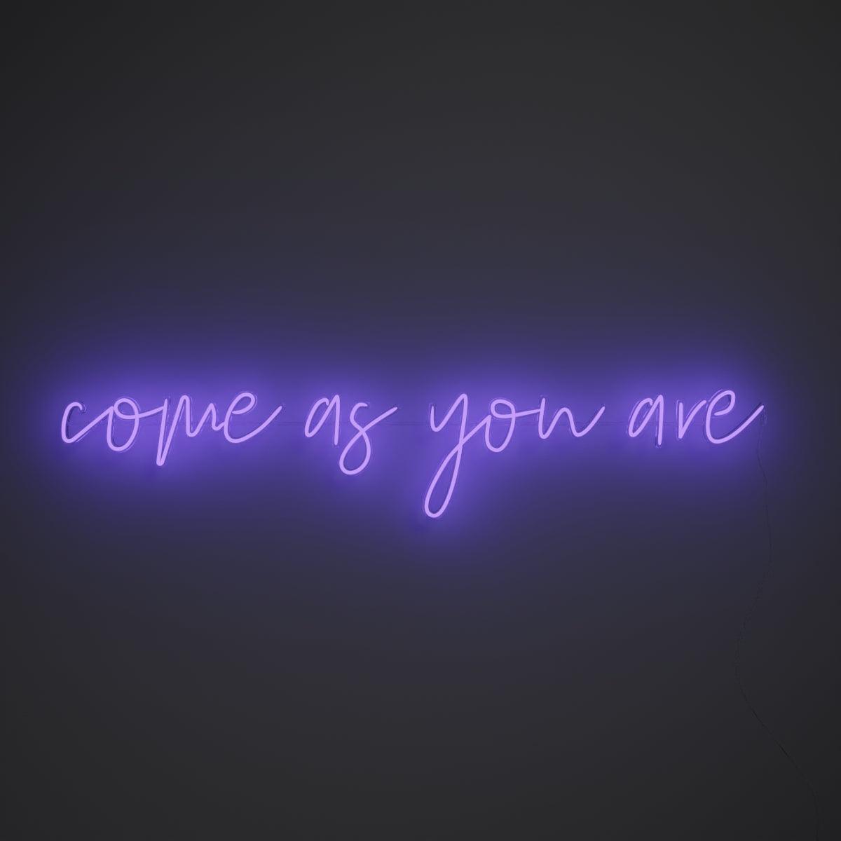 Come As You Are - Neon Tabela - Neonbir