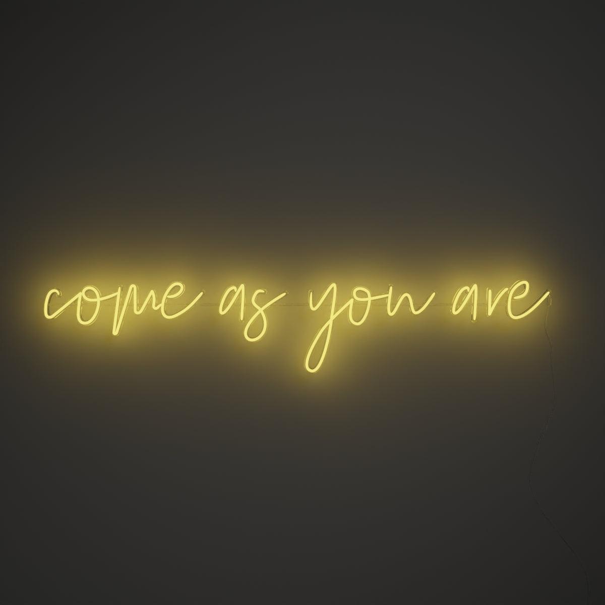 Come As You Are - Neon Tabela - Neonbir