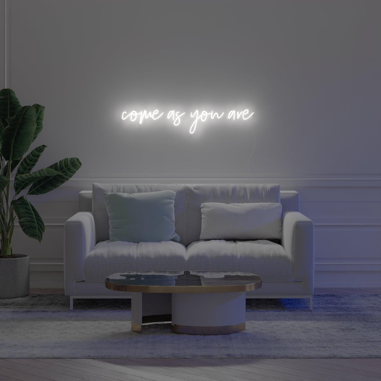 Come As You Are - Neon Tabela - Neonbir