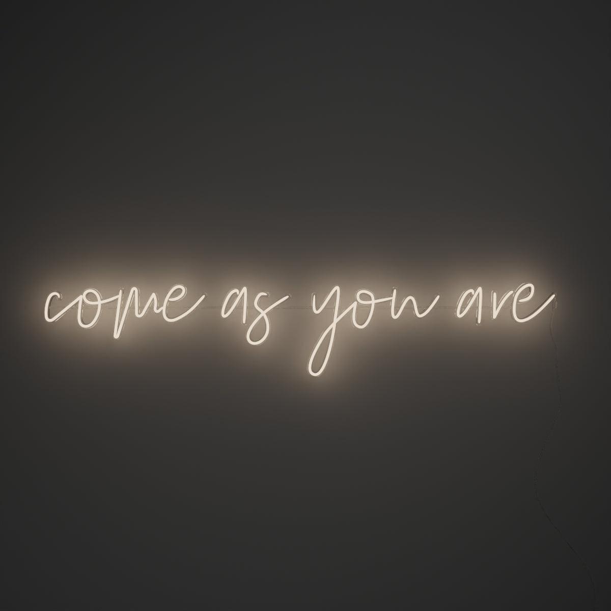 Come As You Are - Neon Tabela - Neonbir