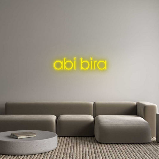 Özel Tasarım : abi bira - Neonbir